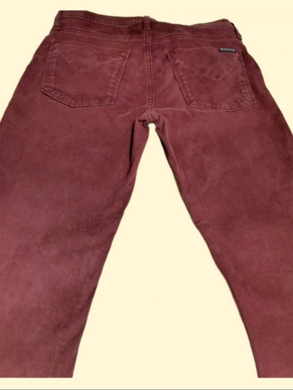 Hudson Nico 29 Midrise Super Skinny Light Merlot Hudson Jeans Very Soft - Picture 4 of 12